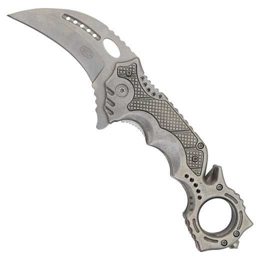 SCK Silver Karambit Folding Knife CW-026